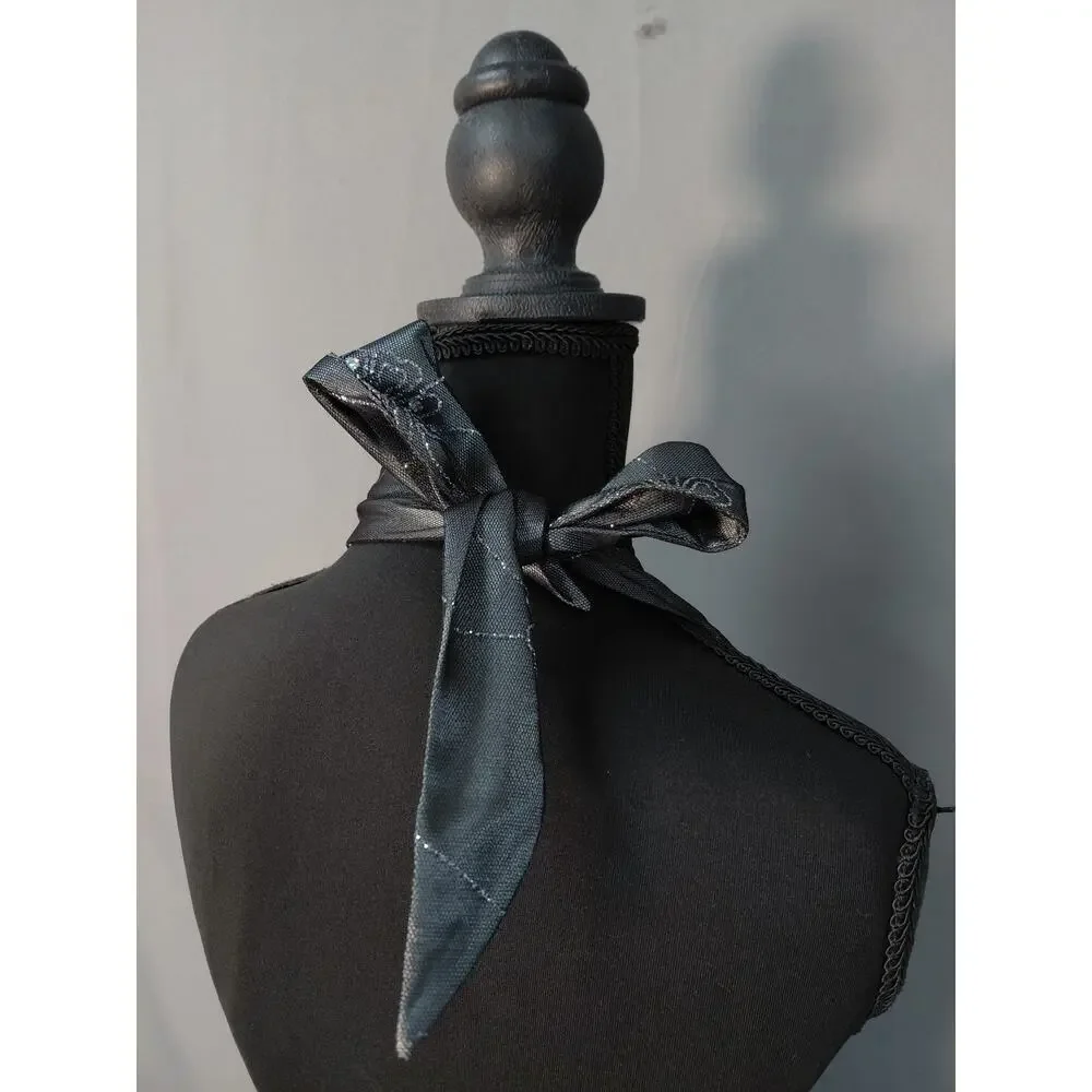 Adrianna Papell Boutique Gray A-Line Midi Dress Women Size 8